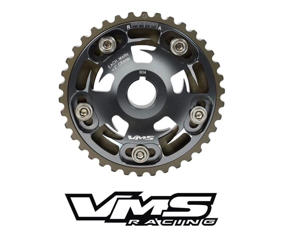 Engranaje de leva ajustable VMS en gris metalizado Honda Civic CRX D15 D16 1988 a 2000 Foto 1 de 1