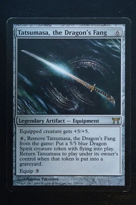 Magic The Gathering MTG TATSUMASA, THE DRAGON'S FANG Champions of Kamigawa LP - Image 1 of 2
