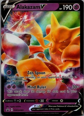 Alakazam V Promo SWSH: Sword & Shield Promo Cards SWSH083 NM - Image 1 of 2