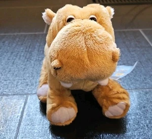 Ganz Webkinz Mud Hippo Plush HM384 9” Stuffed Animal Toy With Code - Picture 1 of 4