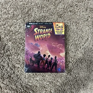 Strange World Steelbook (4K + Blu-Ray + Digital) New Sealed(Great Condition) - Picture 1 of 5