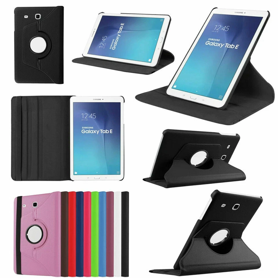 Rotate PU Leather Stand Case for Samsung Galaxy Tab-A 9.7 (2015) SM-T550 SM-T555 - Image 1 of 1