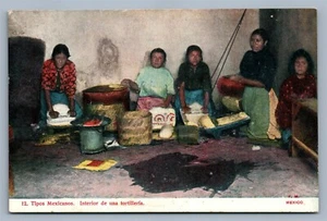 MEXIKANISCHE TYPEN ANTIKE POSTKARTE - Bild 1 von 2