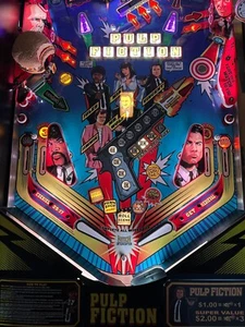 Slingshot & Return Lane Protector Set for Chicago Gaming's Pulp Fiction pinball - Picture 1 of 5