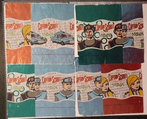 CAPTAIN SCARLET - 10 Envolvedoras Rollos Oficiales Lyons - 1994 ITC - EX - Imagen 1 de 2