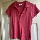 Pink LaCoste Polo T-shirt Small