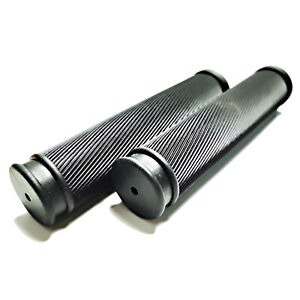 2pcs Black New Soft Bike Handle bar Grips Hand Grip Cycle Road Mountain Bicycle