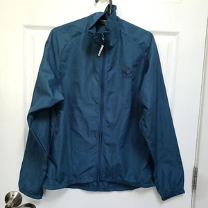 Pearl Izumi Teal Technical Wear Full Zip Cycling Windbreaker Jacket Mens S - Picture 1 of 7