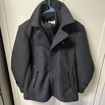 Abrigo Westport Grande Y Alto Cremallera Y Botón Para Hombre Chaquetón Cálido XL Foto 1 de 4