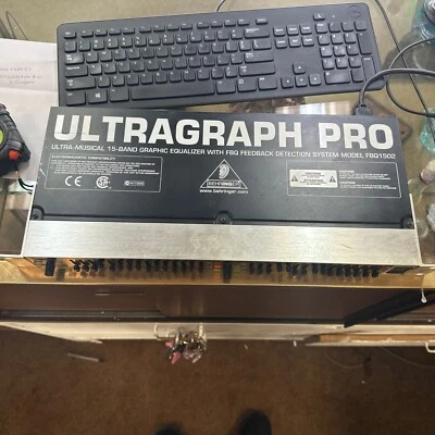 BEHRINGER ULTRAGRAPH PRO FBQ1502 Equalizer Excellent Condition - Image 1 of 4