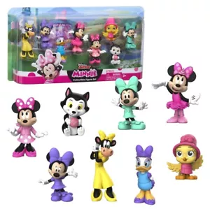 Mickey&Minnie - Set di 8 personaggi da collezione, 7,5 cm,Disney - Foto 1 di 1