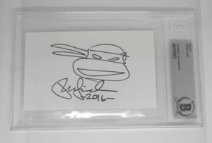 Peter Laird Teenage Mutant Ninja Turtles sketch signed autographed BAS Beckett - Picture 1 of 2