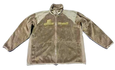 US Military Gen III Polartec Cold Weather Fleece Jacket COYOTE FULL ZIP VGC - Image 1 of 4