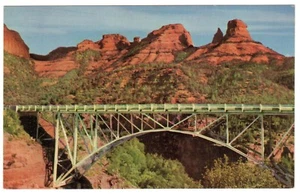 Fotografía Bob Petley Vintage Arizona Midgely Bridge Oak Creek Canyon - Imagen 1 de 2