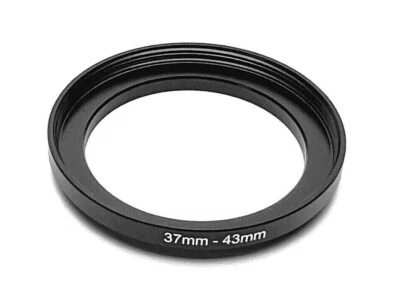 37-43mm Metal Step Up Ring Lens Adapter 37 male to 43 female thread - UK STOCK - Image 1 of 3