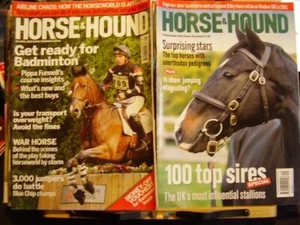JOB LOT X 17 HORSE AND HOUND MAGS HUNT GRAND NATIONAL FOX PITT KYRA KURKLAND - Imagen 1 de 22