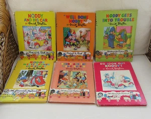 6 Vintage 50er Jahre Noddy Bücher Konvolut - Enyd Blyton - HB/DJ - 1960er Jahre - Bild 1 von 12