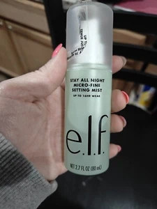ZZ-e.l.f. Stay All Night Micro-Fine Setting Mist 82805 CLEAR 16HR 2.7 fl oz Read - Picture 1 of 3