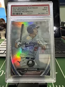 JOC PEDERSON 2013 BOWMAN CHROME DRAFT PSA GIANTS Dodgers - Picture 1 of 2