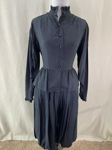 Aileen West for Rio Vintage Custom Made Period Button-Up Top & Pantaloon Bottoms - Picture 1 of 12