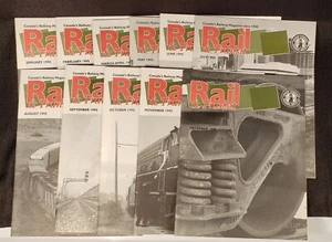 Rail & Transit 1995 Lot x11 Railroad Train Upper Canada Railway Society  A67 - Picture 1 of 2