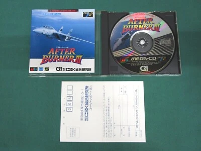 Mega CD -- After Burner 3 -- included postcard. Sega Genesis. JAPAN GAME. 12854 - Image 1 of 4