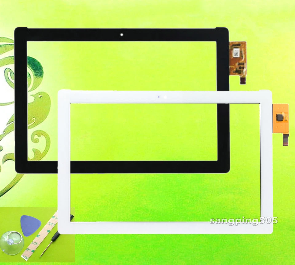 F Ecran Tactile/Touch Screen Digitizer For Asus ZenPad 10 Z300 Z300M Z301 10.1" - Immagine 1 di 1