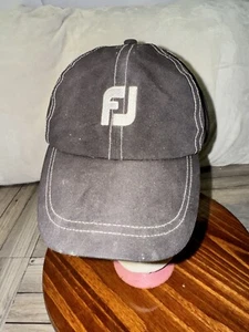 Footjoy FJ DryJoys Black One Size Hat Cap Strapback - Picture 1 of 7
