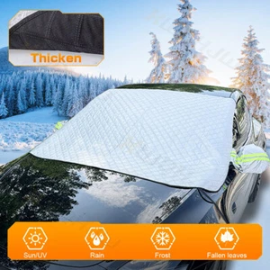 Magnetic Car Windshield Snow Cover Winter Ice Frost Guard Sun Sunshade Protector - Picture 1 of 13
