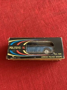 POLITOYS LANCIA FULVIA COUPE #520 ORIGINAL BOX BLUE - Picture 1 of 9