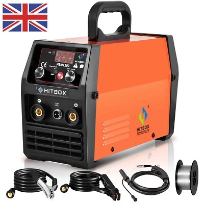 3 IN 1 MIG WELDER INVERTER 200A DC MMA GASLESS TIG ARC MIG WELDING MACHINE 220V - Image 1 of 4