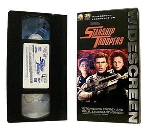 "STARSHIP TROOPERS (1997)" Widescreen Presentation Sci-Fi Action VHS (1998) - Picture 1 of 8