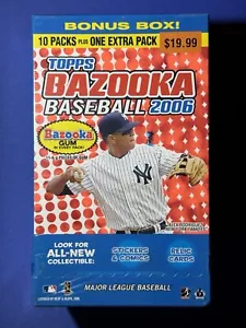 2006 Topps Bazooka Baseball Bonus Box Factory Sealed (11 Packs!!) - Picture 1 of 5