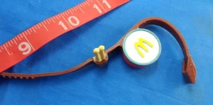 Pulsera baquetas de plástico vintage de hamburguesas McDonald's de recuerdo - Imagen 1 de 4