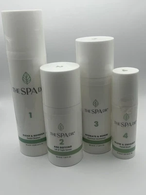 THE SPA DR 4-Step Skincare System NEW Cleanser Serum Moisturizer Boost FREE SHIP - Image 1 of 4