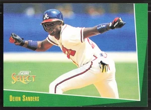 Deion Sanders, 1993 Select, #84, Atlanta Braves, - Foto 1 di 2