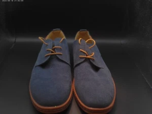 MENS FASHION BLUE SUEDE SHOES SIZE 43/8.5 - Picture 1 of 8