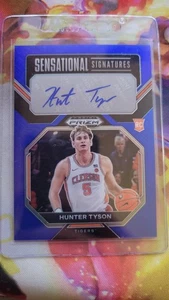 2023 Prizm Draft Picks #SS-HTY Hunter Tyson Sensational Signatures Blue #/125 RC - Picture 1 of 1