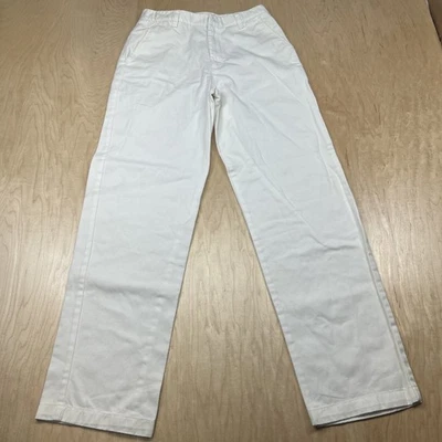 Calvin Klein Jeans Women’s White 100% Cotton Straight Leg Pants Size 6 - Image 1 of 4