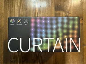 Curtain Lights 400 LED 2*2 With Remote And Music App Controls & Custom Colors - Picture 1 of 7