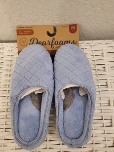 DEARFOAMS ACOLCHADO MICROFIBRA RIZO ESPUMA VISCOELÁSTICA ZUECO CASA ZAPATILLAS MUJER TALLA MED - Imagen 1 de 4