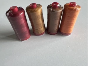 aurifil thread 12 wt Fall Colors  (lot Of 4) - Picture 1 of 3