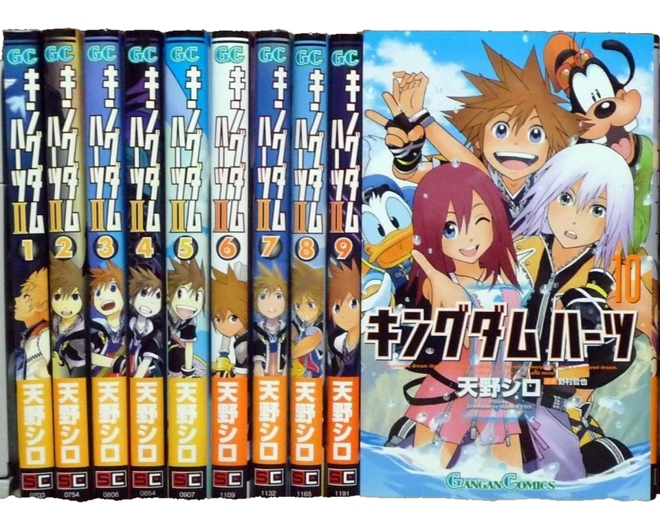 KINGDOM HEARTS II Vol.1-10 Complete Full Set Manga Comics Japanese Language - Image 1 of 1