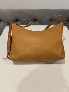 Margot hellbraune echt weiches Leder Hobo Schultertasche verstellbarer Riemen Top C   - Bild 1 von 13