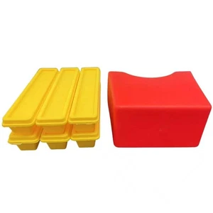 Blowout Sale - French Fries Ice Cube Trays, Stripes Ice Molds for Any Drinks - Picture 1 of 3