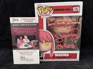Chainsaw Man Anime Makima #1679 Signed By Suzie Yeung Funko Pop JSA COA - Picture 1 of 14