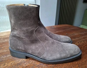 Paul Smith Suede Zip Up Boots. Size UK 10. - Picture 1 of 11