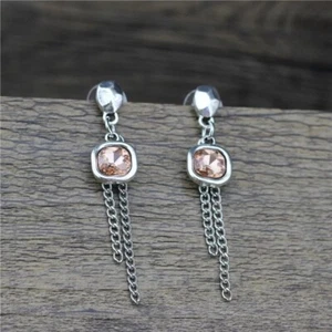 Orecchini fatti a mano Uno STILE De Único anni 50 ROSA (M13) - Foto 1 di 10