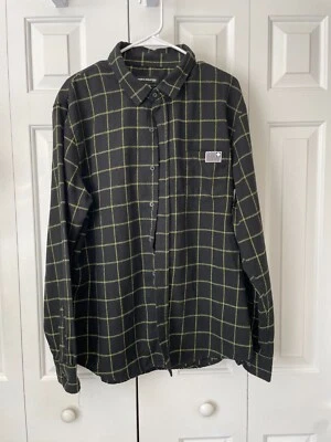 Rosa + Delfín Hombre XL Botón Cuello Negro y Amarillo y con Bolsillo Foto 1 de 4