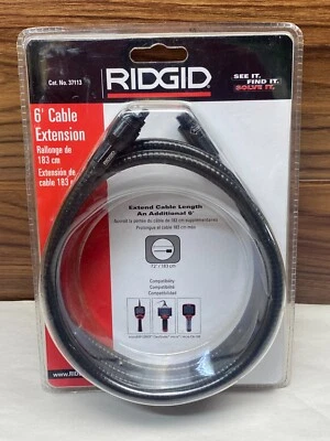 Cable de extensión de microinspección Seesnake Ridgid 37113 6 pies serpiente serie 360 Foto 1 de 4